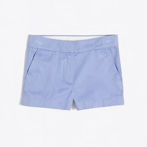 J Crew 5in Chino Shorts - Sky Blue